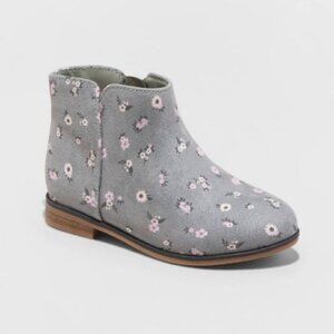 Cat & Jack | Toddler Girls' Penelope Slip-On Zipper Booties | Size 6
